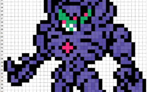 ポケモン オーロンゲの作り方 アイロンビーズ簡単図案 なやここブログ