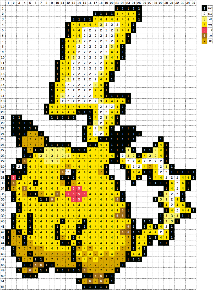 Pokemon ポケモン 図案 025 ピカチュウ Pikachu
