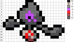 ポケモン デスマス ガラルのすがた の作り方 アイロンビーズ簡単図案 なやここブログ